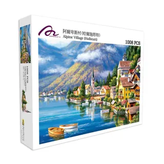 【雷諾瓦】阿爾卑斯村/1008片拼圖/金成(桌遊/益智/裝飾/送禮/禮物/療禦)