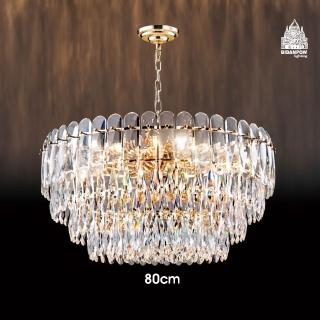 【必登堡】珀莉絲吊燈 80cm B571052(客廳燈/大廳燈/中島/奢華風/精緻/時尚)