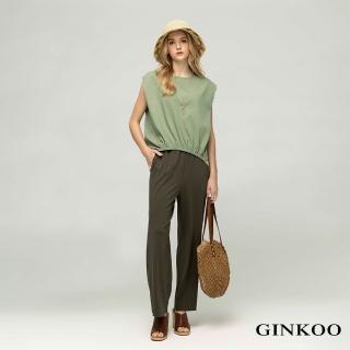 【GINKOO 俊克】前短後長落肩背心