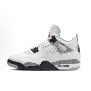 【NIKE 耐吉】Air Jordan 4 OG White Cement 白水泥 白灰 2025復刻版 男鞋 FV5029-100