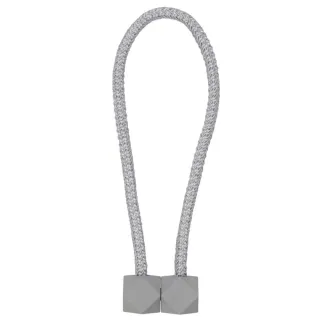 【NITORI 宜得利家居】磁吸式窗簾束帶 DH201 GY 2入(DECO HOME 窗簾束帶 窗簾 磁吸)