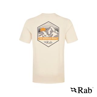 【RAB】Stance Mountain Peak Tee 透氣短袖有機棉T恤 男款 米色 #QCB66