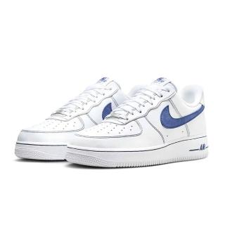 【NIKE 耐吉】AIR FORCE 1 07 LV8 男鞋 休閒鞋 運動鞋 白藍(HQ2037-100)