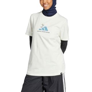 【adidas 愛迪達】女 W C DDL SURF T 短袖上衣 - JX5330