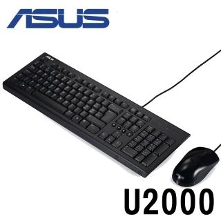 【ASUS 華碩】MyCard500點數組★U2000 USB鍵盤滑鼠組(U2000)