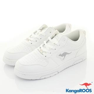 【童鞋520】KangROOS美國袋鼠鞋-GLIDE 低筒復古籃球(KM32079白-26-28cm)