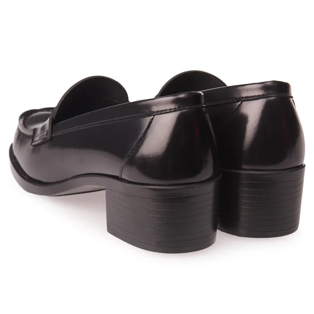 【HARUTA】日本 粗跟 素面 樂福鞋 3E楦 女 4603 人造皮革 復古經典便士 皮鞋 學生鞋 通勤鞋 兩色任選