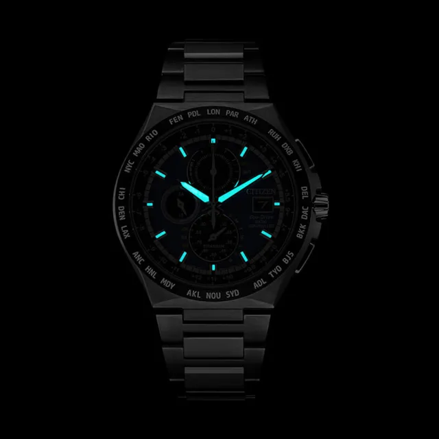 【CITIZEN 星辰】GENTS系列 電波對時 鈦金屬 光動能腕錶 畢業禮物 送禮 推薦(AT8238-84L)