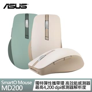 【ASUS 華碩】MyCard500點數組★SmartO Mouse MD200 Silent Plus 無線滑鼠