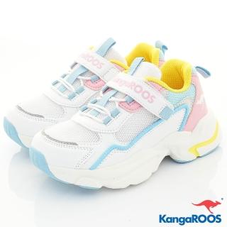 【童鞋520】KangROOS美國袋鼠鞋-FUSION老爹鞋款(KK32323白粉-19-21.5cm)