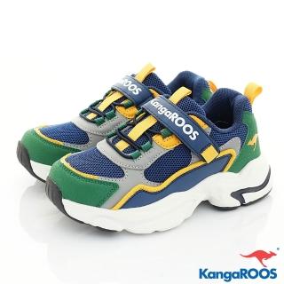 【童鞋520】KangROOS美國袋鼠鞋-FUSION老爹鞋款(KK32320藍綠-19-22cm)