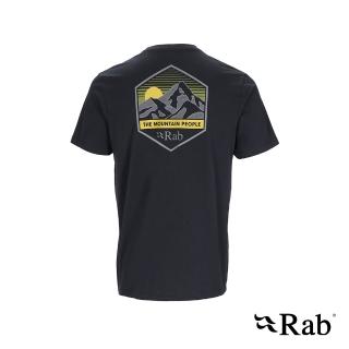 【RAB】Stance Mountain Peak Tee 透氣短袖有機棉T恤 男款 鯨魚灰 #QCB66