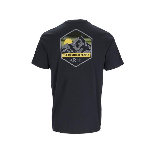 【RAB】Stance Mountain Peak Tee 透氣短袖有機棉T恤 男款 鯨魚灰 #QCB66