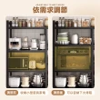 【Ashley House】90面寬-大型多功能收納層架-帶輪(鐵架 收納架 廚房架 臥室架 浴室架 陽台架)