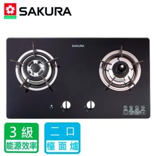 【SAKURA 櫻花】二口防乾燒節能檯面爐(G2820G原廠保固原廠基本安裝)