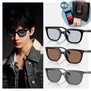 【RayBan 雷朋】成毅廣告款 方形膠框太陽眼鏡(RB4439D-901/72、623173、667587 54mm)