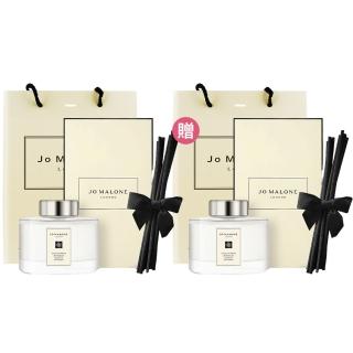 【Jo Malone】擴香165ml買1送1-附禮盒品牌提袋(任選英國梨與小蒼蘭/青檸羅勒葉/藍風鈴/橙花-國際航空版)