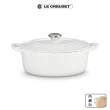 【Le Creuset】琺瑯鑄鐵鍋橢圓鍋25cm(櫻桃紅/含羞草黃/加勒比海藍/沉靜黑/棉花白 多色選1)
