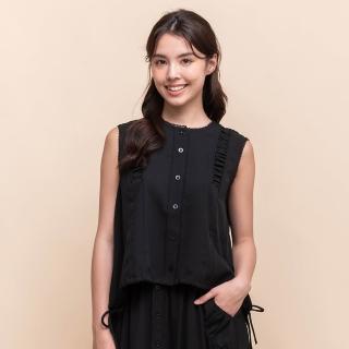 【perng yuh 芃諭名品】*獨感風格 雪紡 無袖上衣(2025 SS Collection｜4A春夏新品上市)