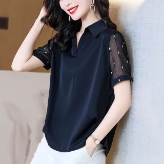 【ALLK 歐楷】多款 拼接造型上衣(尺寸L-XXL/中大尺碼/涼爽/透氣)