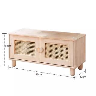 【顧家家居】實木簡易落地衣帽架-80×32×38cm(簡易衣櫃/組合衣櫃/收納衣帽架/開放式衣櫃/預售15)