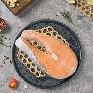 【森嶼鮮物】智利極品厚切鮭魚片*5片組(375g±10%/片 無包冰)