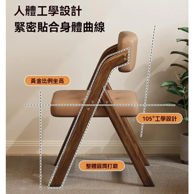 【巨匠】折疊椅 家用餐椅 靠背椅子 可疊放辦公椅 電腦書桌椅 休閑棋牌椅(折疊椅)
