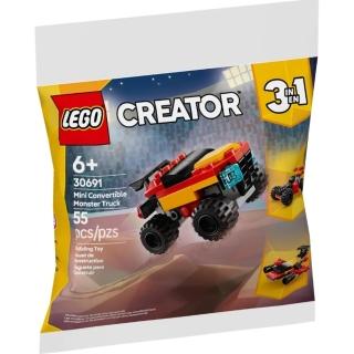 【LEGO 樂高】#30691 polybag 迷你敞篷巨輪越野車(Polybag)