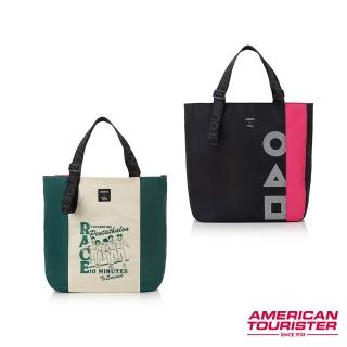 【AMERICAN TOURISTER 美國旅行者】X SQUID GAME魷魚遊戲聯名輕量休閒托特包/肩揹包/手提袋(多色可選)