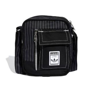 【adidas 愛迪達】S BAG 黑色 斜揹包 小包 運動小包 隨身小包 側揹包 JD5444