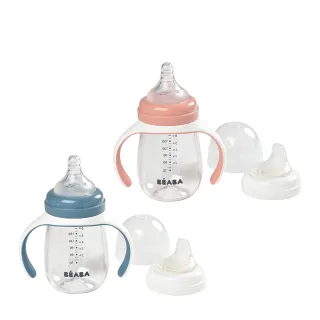 【BEABA】2in1 Tritan雙耳學飲杯_210ml