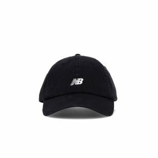 【NEW BALANCE】6 Panel Patch Logo 黑色 可調帽圍 刺繡 老帽 棒球帽 LAH51004BK