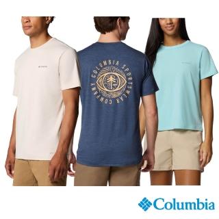 【Columbia 哥倫比亞】男女款-防曬UPF50快排短袖上衣(多款選擇-JS)