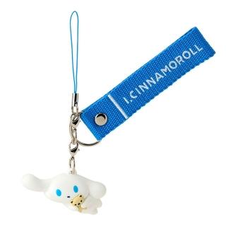 【小禮堂】Sanrio 三麗鷗 大耳狗 樹脂公仔手機吊飾 I.CINNAMOROLL(平輸品)