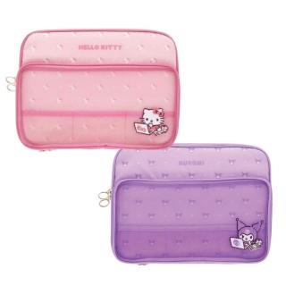 【小禮堂】Sanrio 三麗鷗 多功能收納包 電腦款 Kitty 酷洛米(平輸品)
