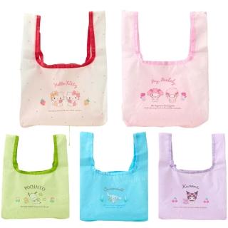 【小禮堂】Sanrio 三麗鷗 摺疊環保便當收納袋 2025新生活 Kitty 大耳狗 美樂蒂(平輸品)