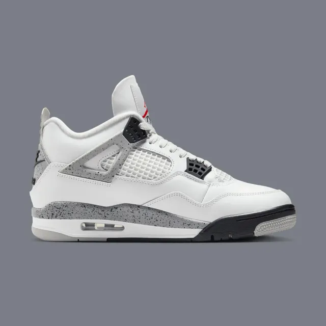 【NIKE 耐吉】籃球鞋 Air Jordan 4 OG White Cement 白水泥 2025經典回歸 男鞋 FV5029-100