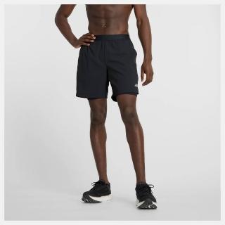 【NEW BALANCE】NB 7吋重訓短褲 短褲 運動 內襯 重訓 男 黑(MS41288BK-F)