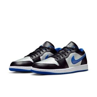 【NIKE 耐吉】休閒鞋 復古籃球鞋 男 AIR JORDAN 1 LOW 銀色(553558007)
