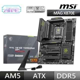 【MSI 微星】板+U組合★MAG X870E TOMAHAWK WIFI AMD主機板+AMD Ryzen R7-7800X 3D 8核心 處理器CPU