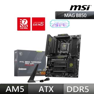 【MSI 微星】板+U組合★MAG B850 TOMAHAWK MAX WIFI主機板+AMD Ryzen R7-7800X 3D 8核心 處理器CPU