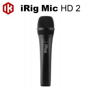 【IK Multimedia】iRig Mic HD 2 BLACK 行動裝置麥克風 公司貨(黑色)