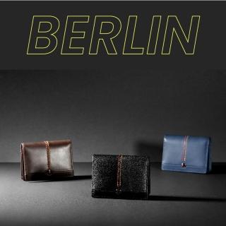 【OFFERMANN】BERLIN 真皮頂級男用短夾-三色(RFID防盜皮夾)