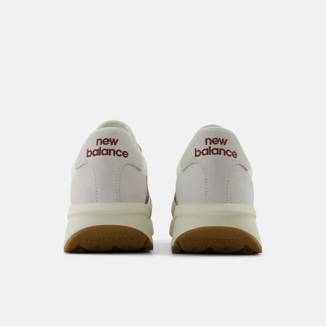 【NEW BALANCE】370系列 男女鞋 海鹽白 酒紅 膠底 麂皮 復古 拼接(U370CB)