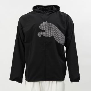 【PUMA】訓練系列 TAD 男款 黑色 運動 休閒 拉鍊 口袋 大跳豹 連帽 風衣 歐規 外套 52673501