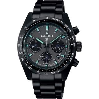 【SEIKO 精工】Prospex Speedtimer 黑熊貓太陽能計時腕錶/39mm(SSC917P1/V192-0AF0SD)
