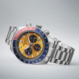 【SEIKO 精工】Prospex Speedtimer 經典配色太陽能腕錶/41.4mm(SSC947P1/V192-0AH0Y)