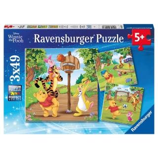 【Ravensburger】維寶拼圖 迪士尼 小熊維尼3入組 3*49片