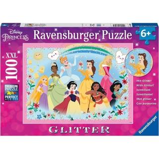 【Ravensburger】維寶拼圖 迪士尼公主 閃亮版 100片