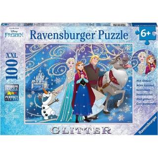 【Ravensburger】維寶拼圖 迪士尼 冰雪奇緣閃亮版 100片